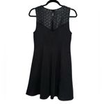 Anthropologie ANTHRO PLENTY TRACY REESE INTERMEDE LAZER CUT Black Sleeveless Flare Dress 4 Photo 4
