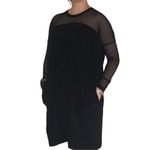 Norma Kamali KAMALIKULTURE by  illusion top dress Sz small Photo 0