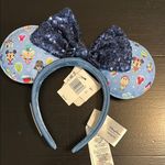 Disney  play in the park Navy Sequin Bow Ears Headband Photo 1