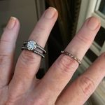 IP Dark & Light Brown Stainless Steel CZ Ring size 8 Photo 7