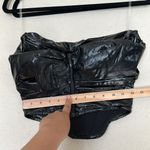 House Of CB ‎ Marla Black Faux Patent Leather Boned Corset Top 🤍 Photo 12