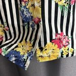 New York & Co. Floral And Stripes Sheath Dress Sz 16 Stretch Sleeveless Photo 9