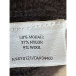 Eileen Fisher Midi Cardigan Sweater Brown Size Small Mohair Wool Layering Fall Photo 4