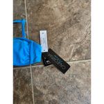 California Waves Blue Knotted Bandeau Bikini Top True Cyan Size Small Photo 8