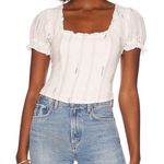 Free People Striped Seratonin Smocked Crop Top Photo 0