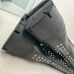 ZARA Black Vegan Leather Studded combat Chelsea Boots Ankle Moto 36EU 6US NEW Photo 5