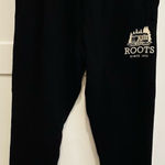 Roots  Black Jogger Pants Unisex  XS Photo 0