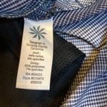 Athleta Tulum stretch nylon skirt skort navy gray plaid 8 Photo 12