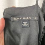 Black Halo  Black Lyric Sleeveless Wide Leg Jumpsuit Sz.4 Photo 8