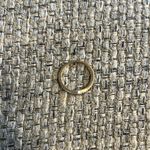 Pandora  14k Rose Gold Plating CZ Sparkling Wishbone Ring Size 5.5 Photo 6