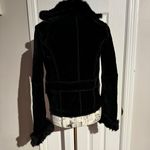 Twill Twenty Two 22 Vintage Y2k Velvet Fur Rabbit Rave Buttons Blazer Crop Fit Flare Photo 3