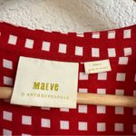 Maeve  Red and White Checkered Dress Size XS Photo 2