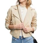 Anthropologie - Crop Moto Micro-Suede Jacket Sz XS Photo 0