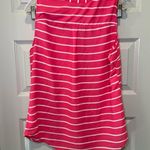 New York And Company  Soho Jeans Pink Striped Sleeveless Blouse L Photo 6