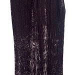 Soft Surroundings Plum Velvet Wide Leg Cozy Silk blend Pants W-047 Size XS Photo 0