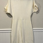 Lauren Cream Knit Sweater Dress Ralph Lauren Christmas size small Photo 0