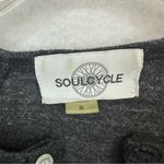 Soul Cycle Long Sleeve 3 Button Shirt Workout Womens Medium Grey Photo 2