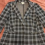Ann Taylor  Loft Women's Plaid Blazer Jacket Size 10 Photo 8