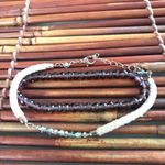 Liz Claiborne  Bracelet & Glass Bead Stretchy Bracelet Photo 1