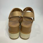 Sorel Joanie IV Y strap wedge platform sandals tan women’s size 10 trendy casual Photo 4