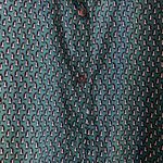 Jones New York Green penguin Button Down Shirt Photo 3