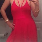 EXPRESS Scarlet Strapless Dress Photo 0