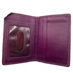 Coach  Purple Signature Canvas Card Holder Photo 2