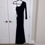 XScape NWT  Rhinestone-Trim One-Shoulder Gown Photo 4