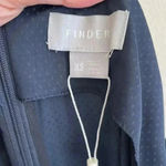 Finders Keepers  Navy Blue Zephyr Midi Spaghetti‎ Strap Dress In Ink Photo 4