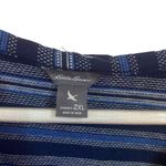 Ll bean v neck striped short sleeve dress draw string waste line size 2XL Blue Photo 5