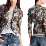 Free People  Collab Urban Outfitters Camouflage Blazer Size 0 Photo 1