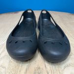 Crocs  Kadee Black Ballet Flats Slip On Round Toe Cut Out Women’s Size 10 Photo 4
