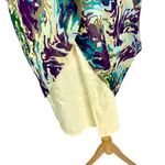 Kensie One-Shoulder Abstract Print Ruffled Dress Knee-Length Purple Watercolor Size M Photo 6