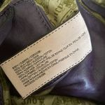 Juicy Couture Vintage 100% Silk Chiffon Ruffle Leather purple  DayDreamer Bow Bag Photo 8