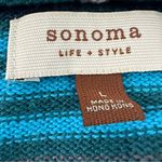 Sonoma women's size large knit short sleeve long sweater with hood Photo 2