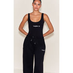 BLACK WIDE LEG SWEATPANTS Size XL Reg $76.00 NWT Step up your comfort game with the black PrettyLittleThing wide leg sweatpant. Made from a black soft sweat fabric with a wide leg cut and elasticated waistband, they’re designed for laid-back days. Style with a cropped hoodie or fitted bodysuit with a pair of sneakers to finish off the look. Length approx 76cm/30" (Based on sample size S) Model wears size S Model Height - 5ft 7" Category: Athleisure Product type: Wide Leg Joggers Color: Black Material: Fleeceback Sweat Design: Plain Occasion: Day Product code: CNO1284 Photo 1