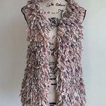 Anthropologie  Hand Knit By Dollie Loop Fringe Vest Photo 0