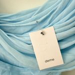 NWT Deme by Gabriella Alba Maxi Long Dress in Ice Blue Size XS Photo 5