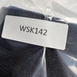 Lauren Ralph Lauren Dark Wash Denim Skirt Leather Buckle Pockets Size 16 Blue Photo 10