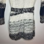 Loft  Chunky Open Knit Tie Waist Oversized Long Line Cardigan Sweater XS/S Photo 7
