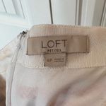 Loft Coral And Navy Stripe Skirt Size 6P Photo 5