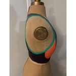 Without Walls Sports Color Block Exercise Bra XS Activewear Athleisure Casual Orange Photo 3