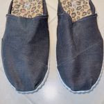 Toms Black Canvas Cheetah Print Slip On Mule Slides Photo 1