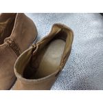 Jack Rogers  Peyton Whipstitch Ankle Boots Chestnut Chelsea Stacked Heel Size 6M Photo 2