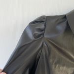 Alice + Olivia Leather Top Photo 1