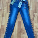 Encore jeans Encore Lattice Anklet Skinny Jeans‎ Photo 0