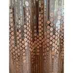 Little Mistress  NWT ROSE GOLD HAND SEWN SEQUINED GOWN WOMENS SIZE 6 Photo 8