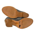 Anthropologie BILLY ELLA Floral Denim Ankle Bootie 3” Block Heel Size 6 Photo 5