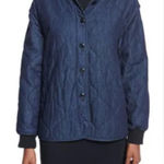 Rag and Bone  Dark Blue Jean Quilted Puffer winter Jacket size M Photo 0