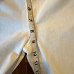 Paige  Hoxton ankle white raw hem mid rise skinny jeans 27 Photo 7